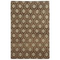 Espectaculo Maddox 5650 Hand Knotted Wool Rectangle Rug, Brown - 43 ft. 6 in. x 5 ft. 6 in. ES1912254
